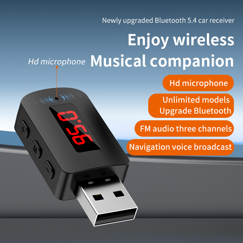 Robot Bluetooth Car - Bluetooth 5.4 Mini USB Receiver with