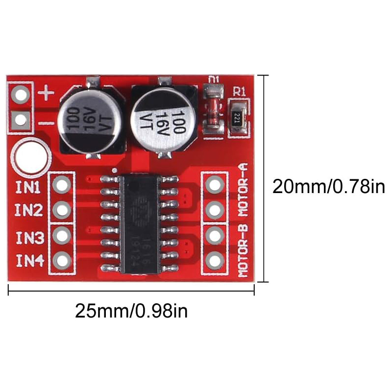 4/10pcs MX1508 DC Motor Driver - Motor Driver L298N recension och pris