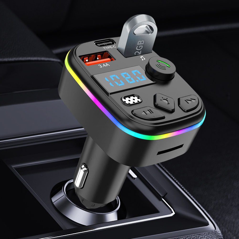1/3/5PCS Car FM Audio Transmit - Robot Bluetooth Car recension och pris