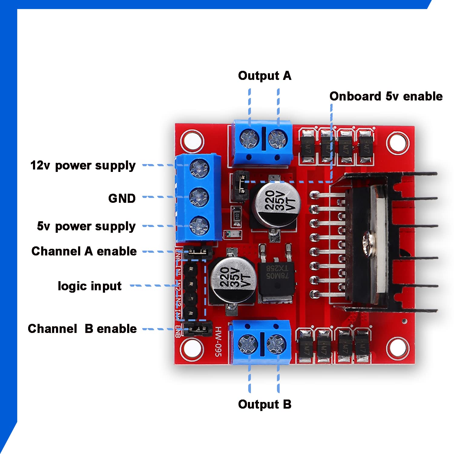 L298N Motor Drive Controller B - Motor Driver L298N recension och pris