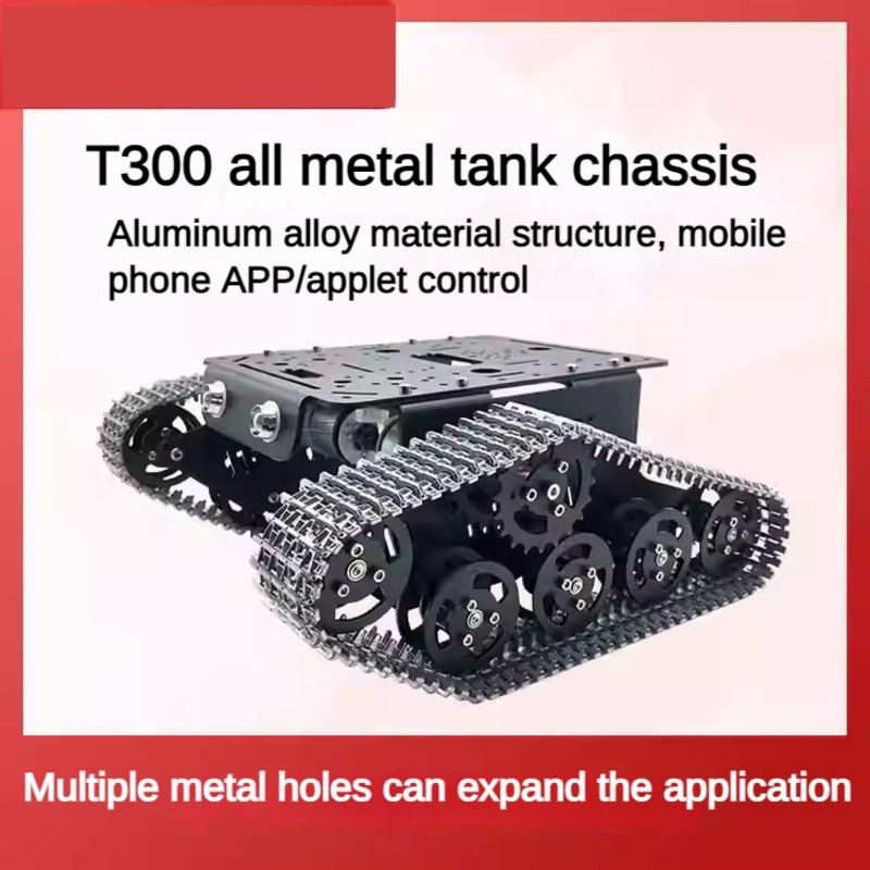 Metal 2WD Tank Chassis with Pl - Tracked Robot Chassis recension och pris