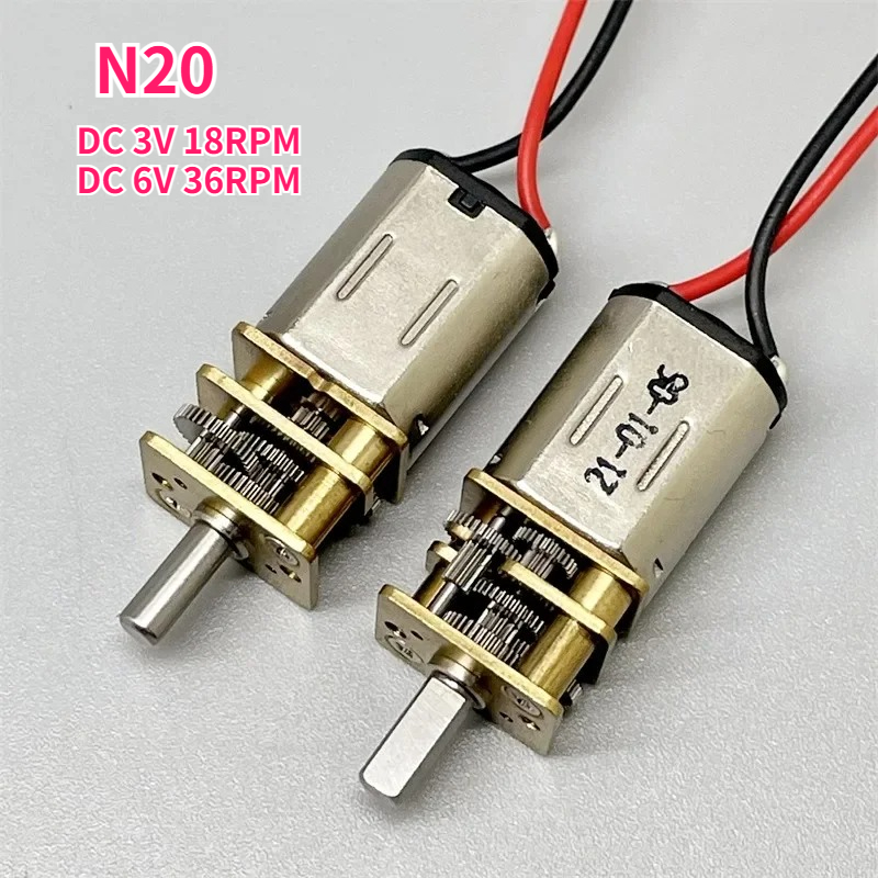 N20 DC 3V 18rpm 6V  36RPM  Min - Geared Motor recension och pris