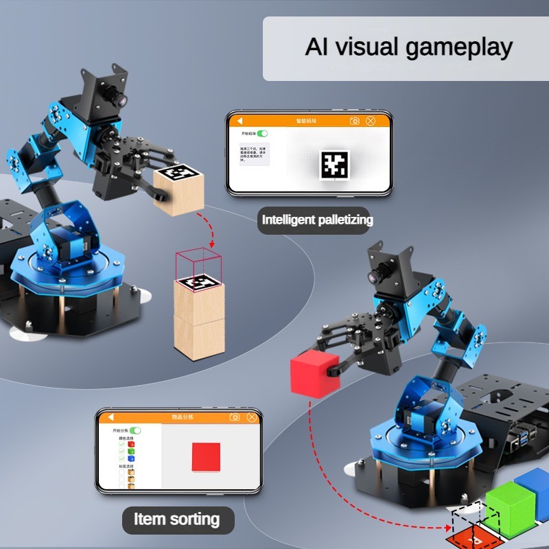 6 Dof Robot Arm with Servo Cla - Ros Robot recension och pris