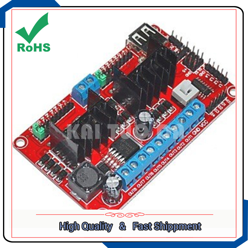 L298N V3 / four 4 DC stepper m - Motor Driver L298N recension och pris