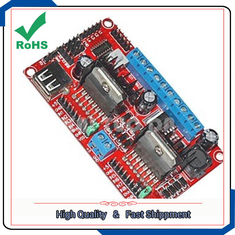 L298N V3 / four 4 DC stepper m - Motor Driver L298N recension och pris