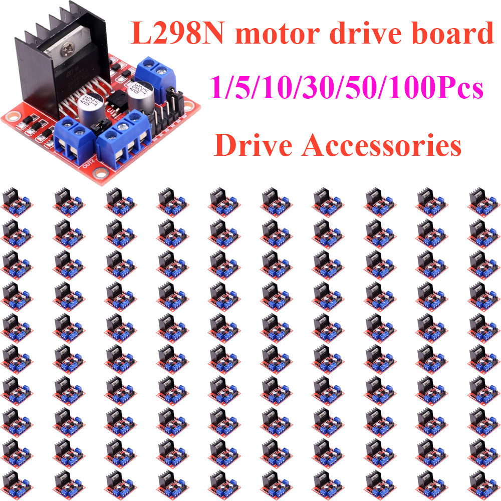 1~100Pcs L298N DC Stepper Moto - L298N Module recension och pris