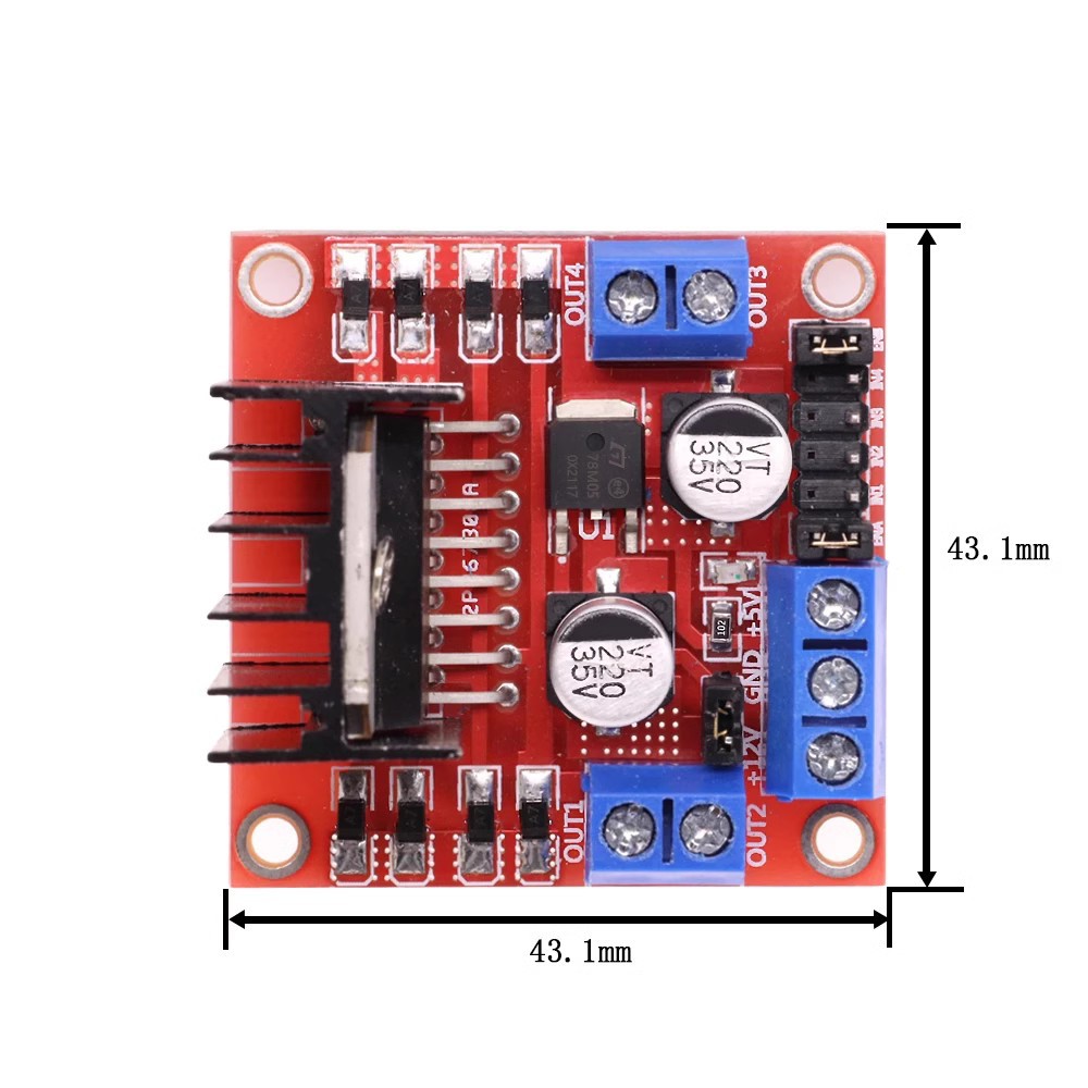 1~100Pcs L298N DC Stepper Moto - L298N Module recension och pris