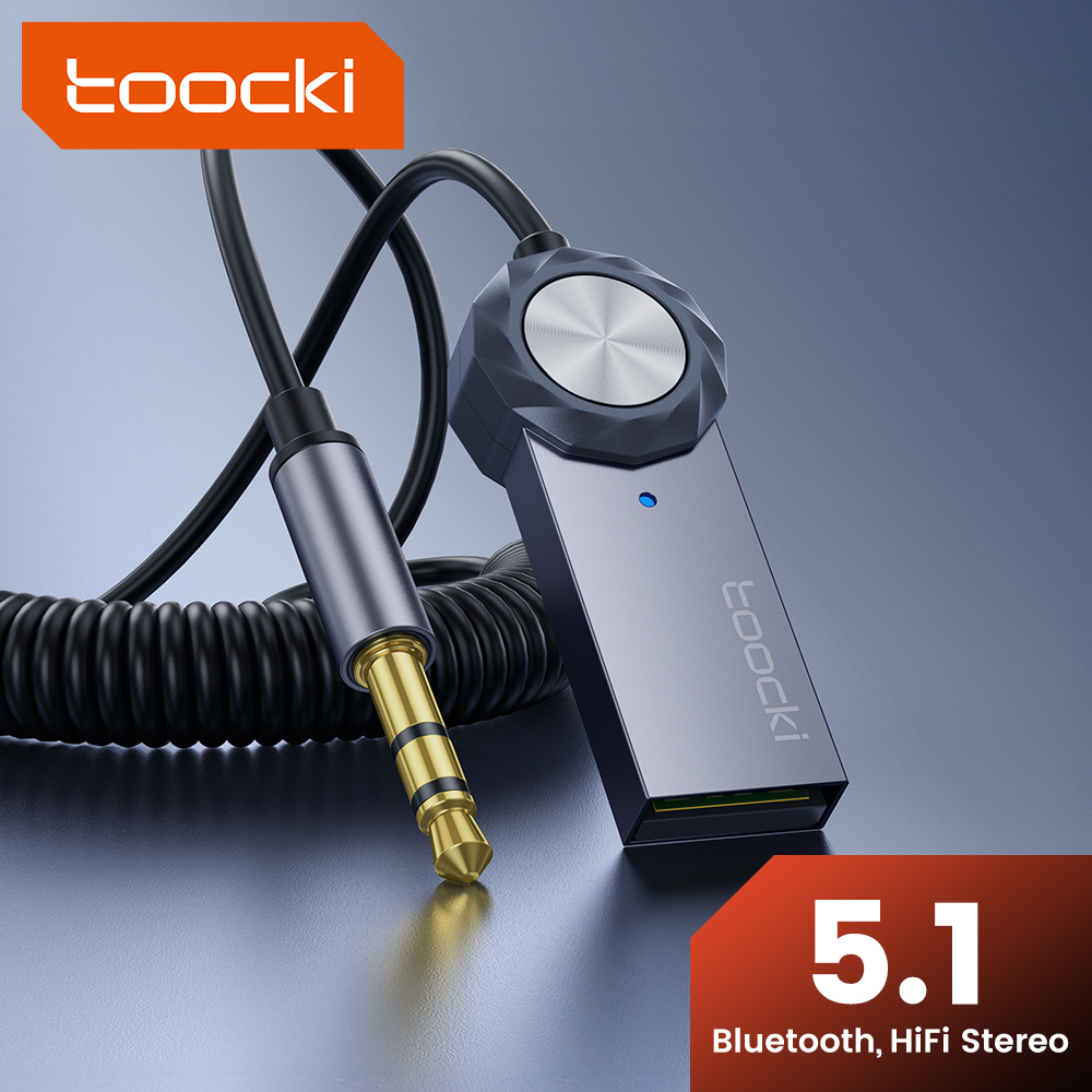 TOOCKI Bluetooth Aux Adapter B - Robot Bluetooth Car recension och pris