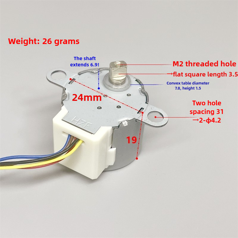 24BYJ48  DC 5V Stepper Motor D - Geared Motor recension och pris
