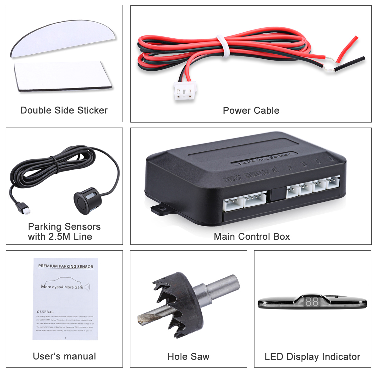 Car Reverse Radar Kit Vehicle  - Infrared Obstacle Sensor recension och pris