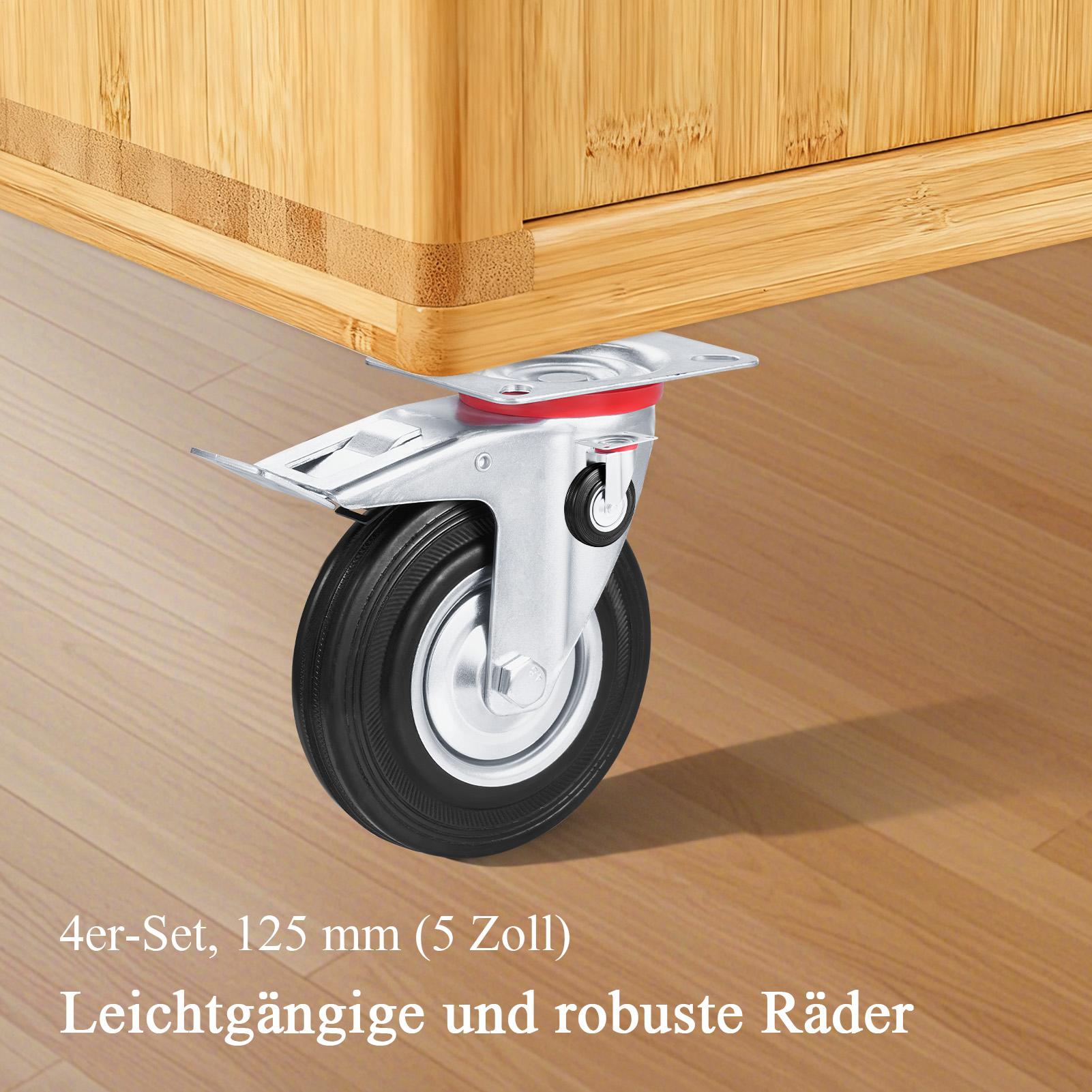 Furniture Casters 4-pieces Hea - Caster Wheel recension och pris
