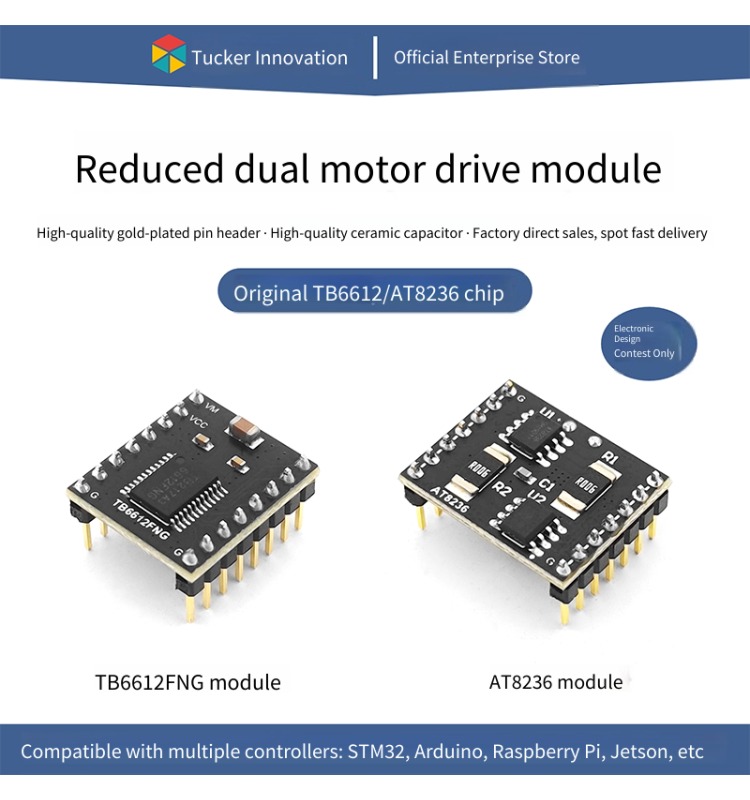 TB6612 Motor Drive Module AT82 - L298N Module recension och pris