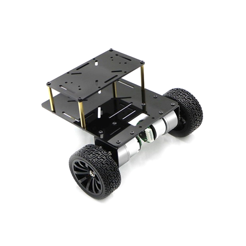 3WD Robot Car DC / Stepper Mot - Tracked Robot Chassis recension och pris