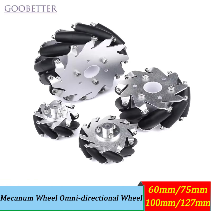 4pcs 60-127mm Mecanum Wheels O - Ros Robot recension och pris