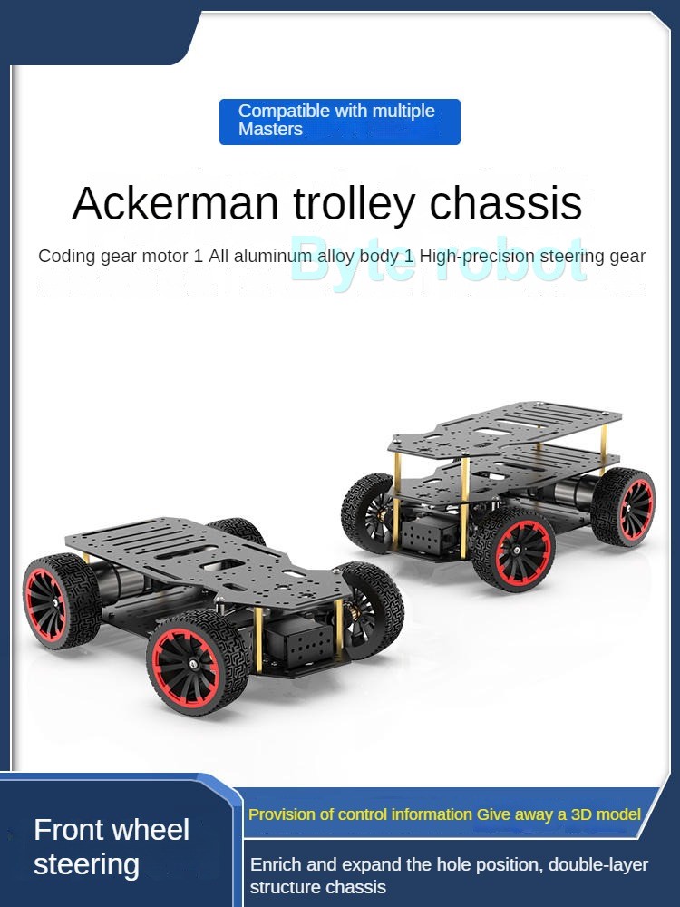5KG Load 4WD Robot Car Metal A - Tracked Robot Chassis recension och pris