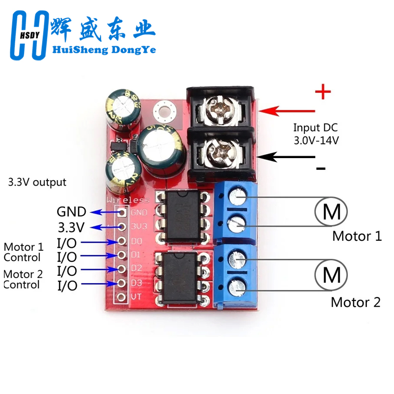 H Bridge Remote Control 5A 3V- - L298N Module recension och pris